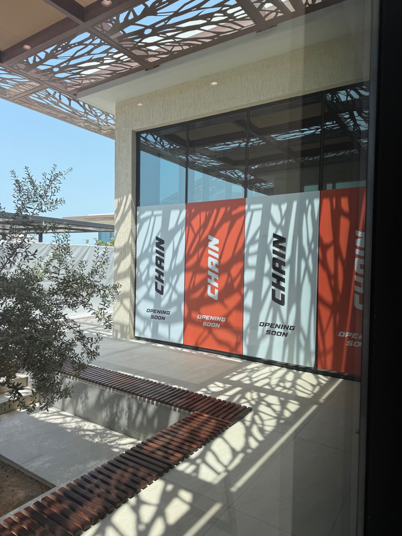 CHAIN storefront during the site visit