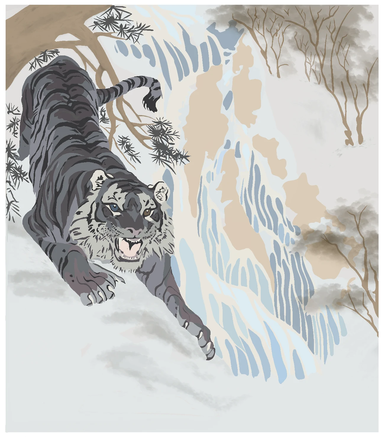 Kiuji snow variation
