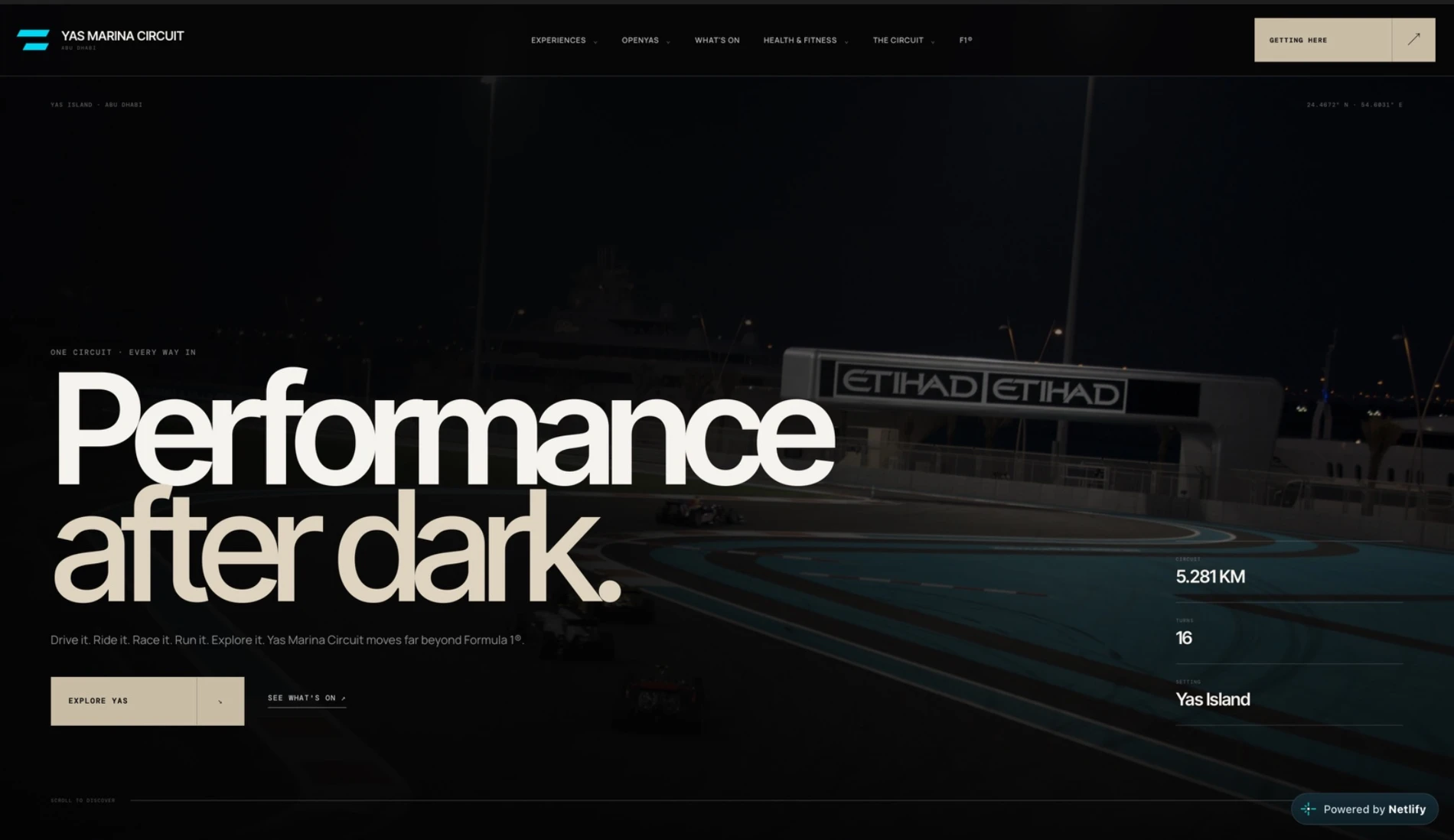 Yas Marina Circuit project preview